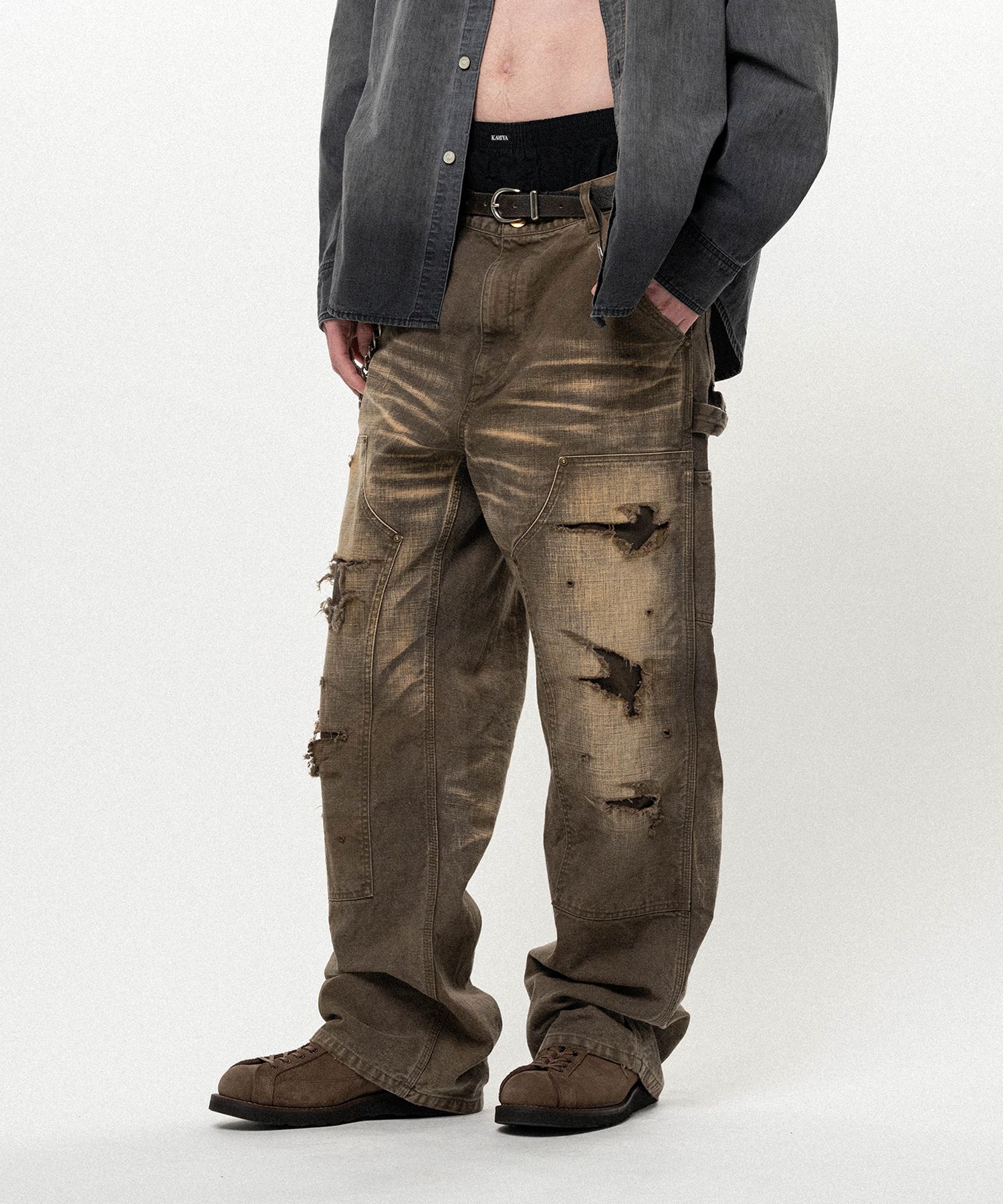Heavy Sun Faded Duck Painter Pants