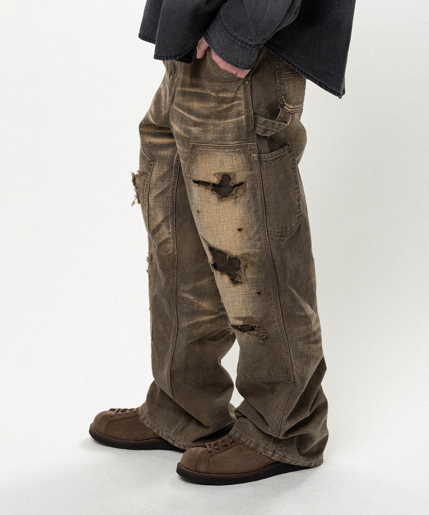 Heavy Sun Faded Duck Painter Pants