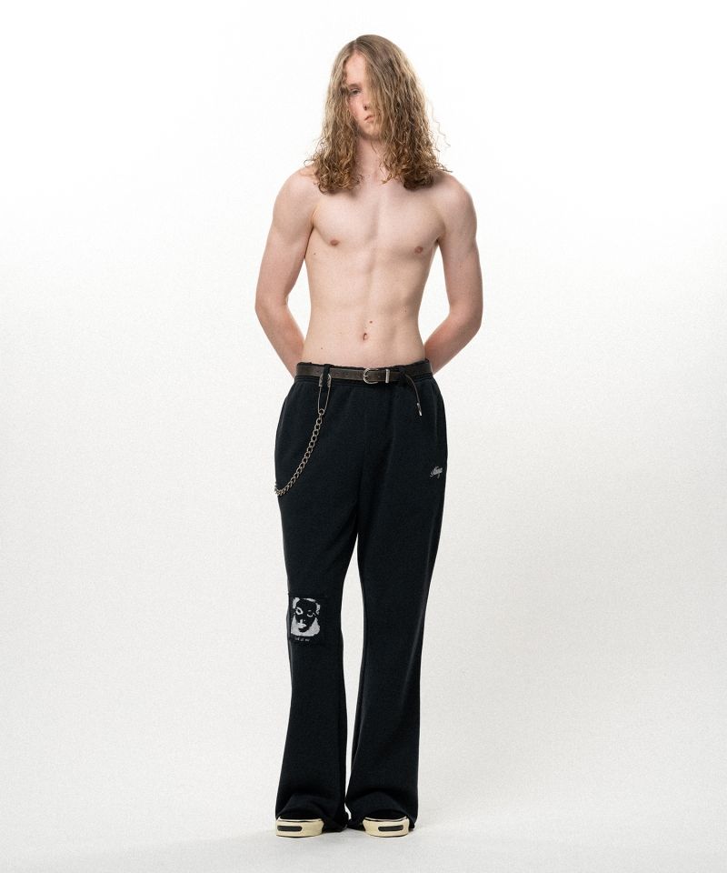 "Girl Patch" Bootcut Sweat Pants