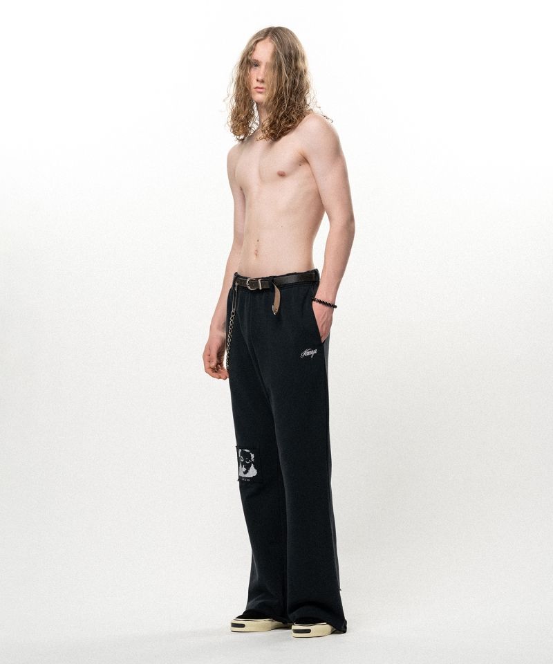 "Girl Patch" Bootcut Sweat Pants