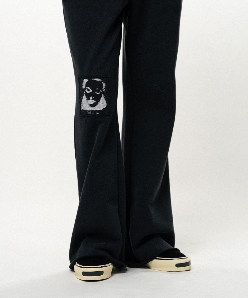 "Girl Patch" Bootcut Sweat Pants