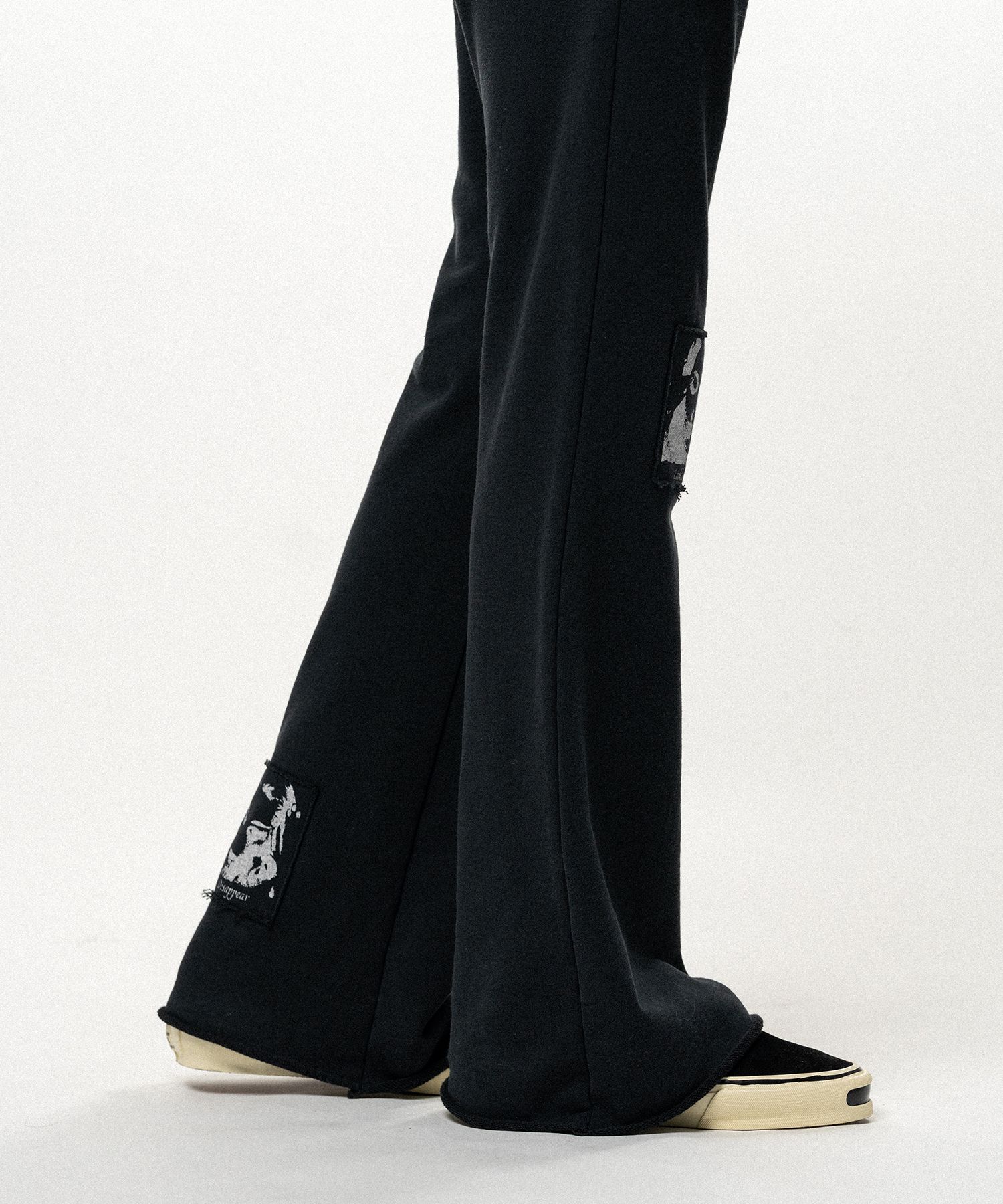 "Girl Patch" Bootcut Sweat Pants