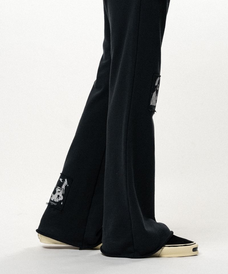 "Girl Patch" Bootcut Sweat Pants