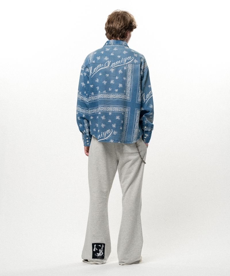 "Girl Patch" Bootcut Sweat Pants