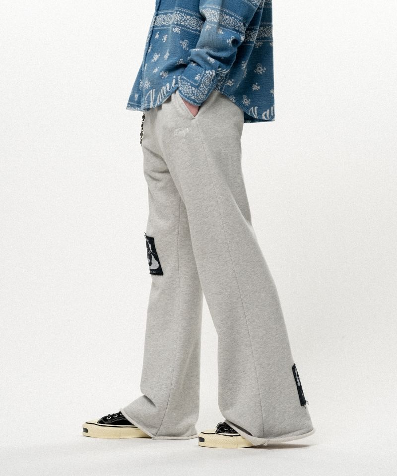 "Girl Patch" Bootcut Sweat Pants