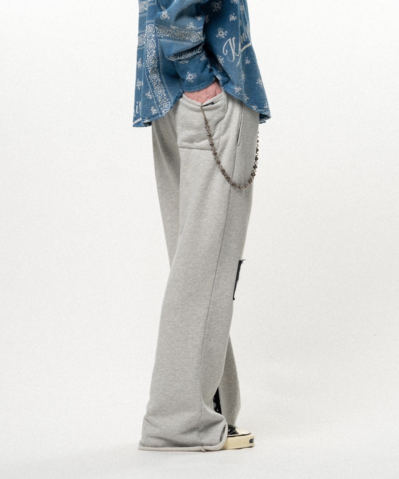 "Girl Patch" Bootcut Sweat Pants