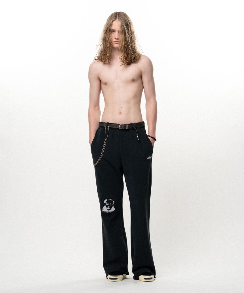"Girl Patch" Bootcut Sweat Pants