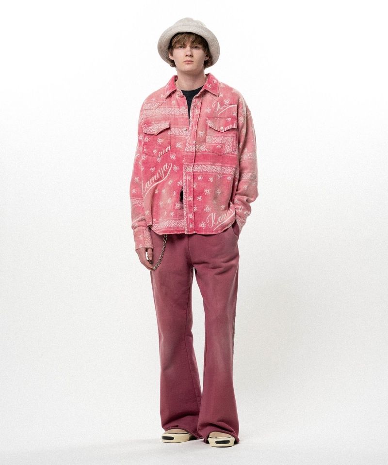 OG Bandana Discharge Western Shirt
