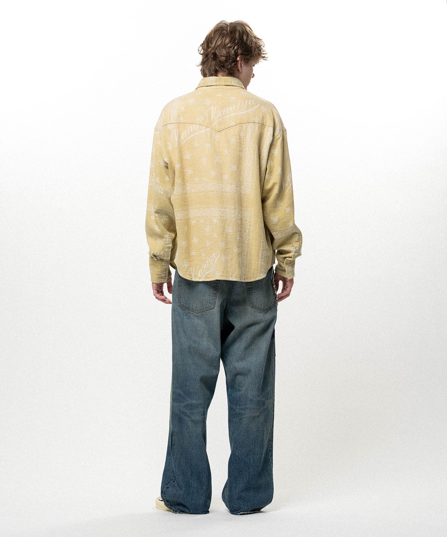 OG Bandana Discharge Western Shirt
