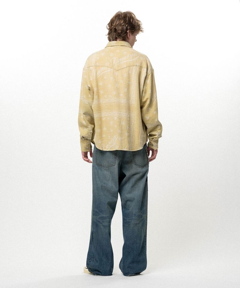 OG Bandana Discharge Western Shirt
