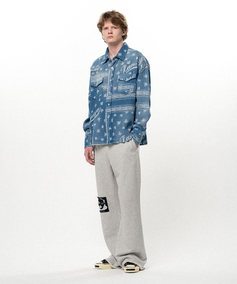OG Bandana Discharge Western Shirt