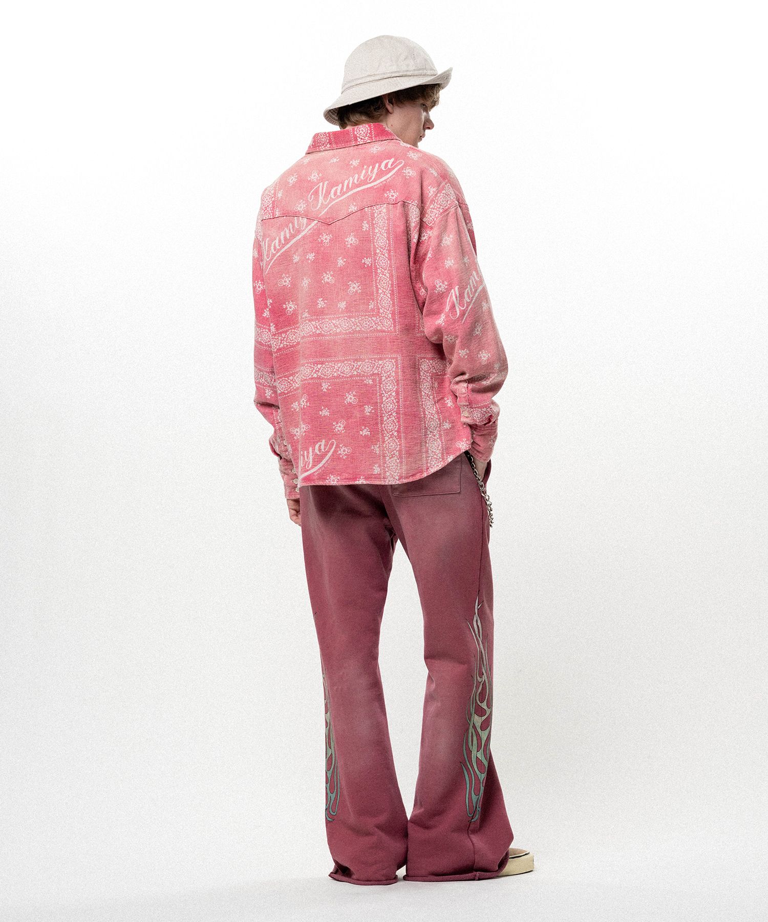 OG Bandana Discharge Western Shirt