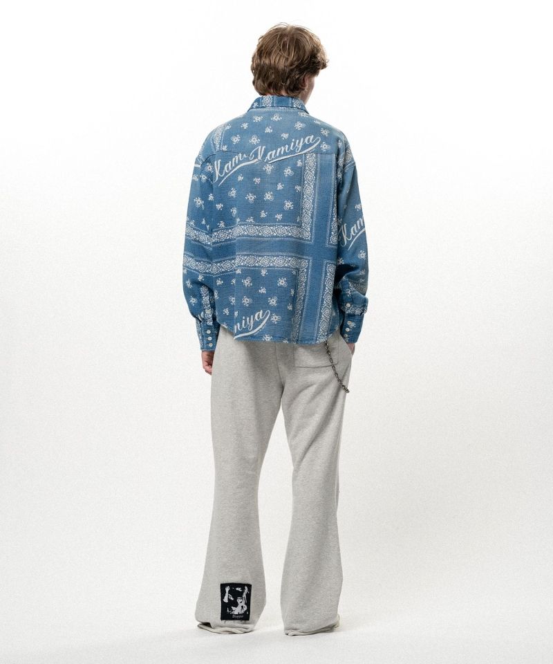 OG Bandana Discharge Western Shirt