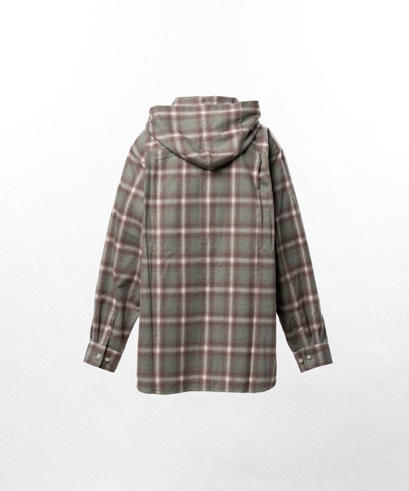 【EXCLUSIVE】Hooded Check Shirt