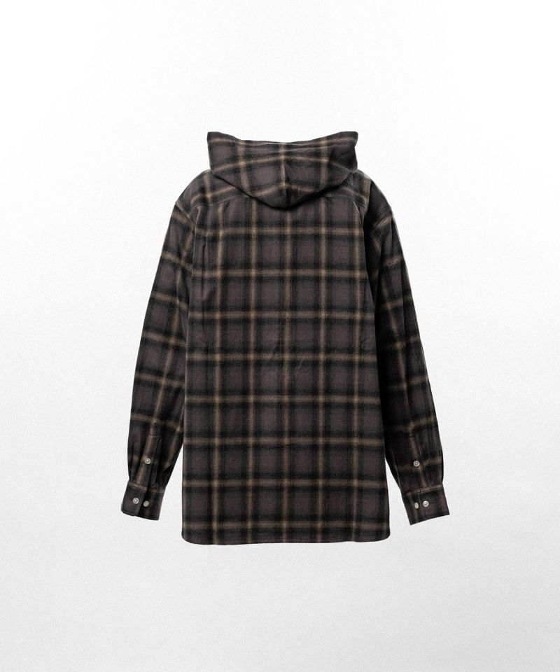 【EXCLUSIVE】Hooded Check Shirt