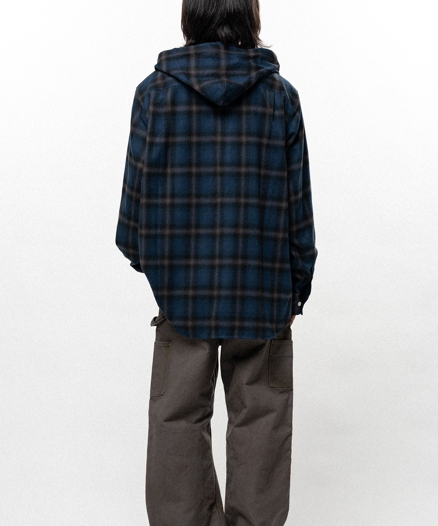 【EXCLUSIVE】Hooded Check Shirt