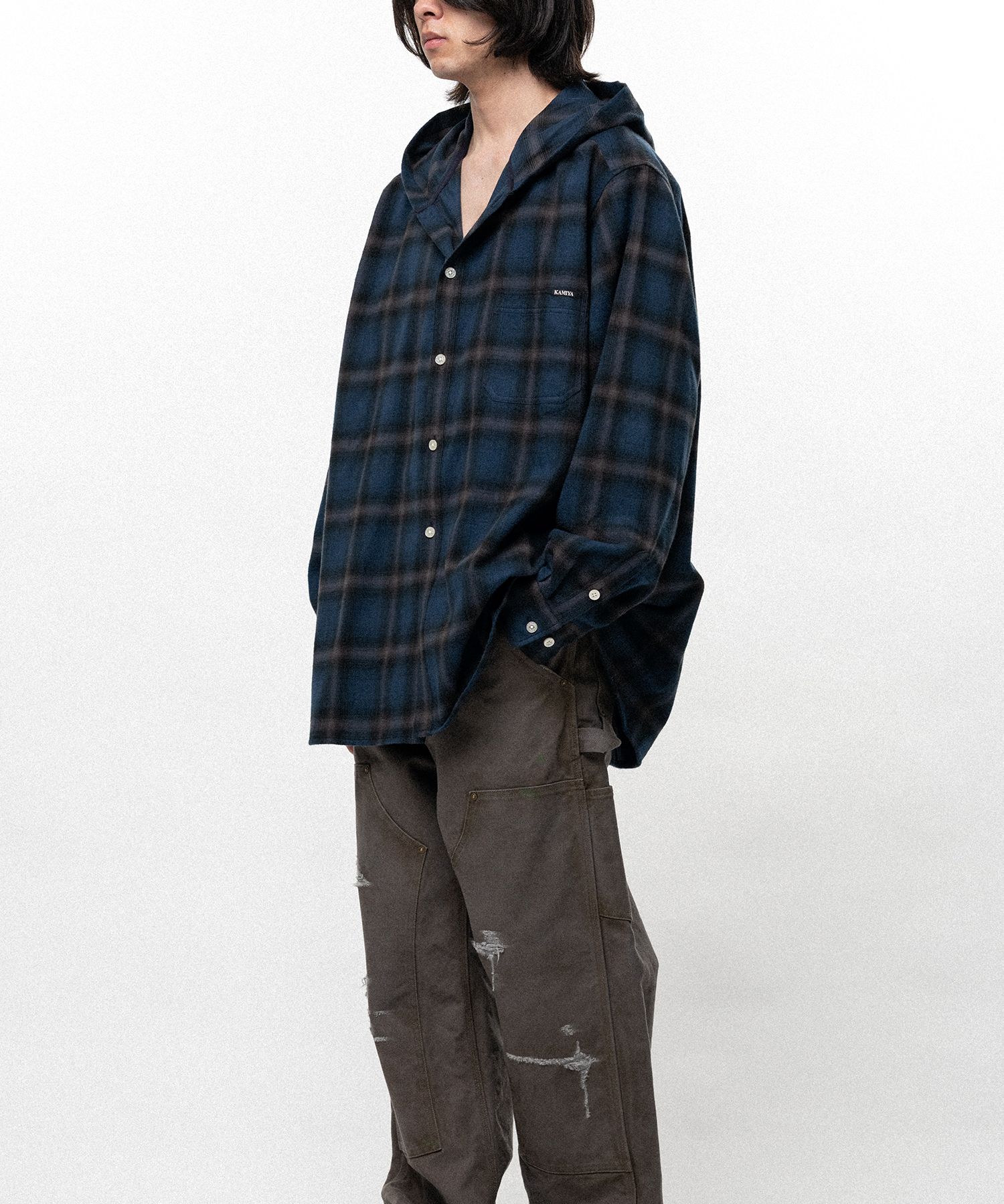 【EXCLUSIVE】Hooded Check Shirt