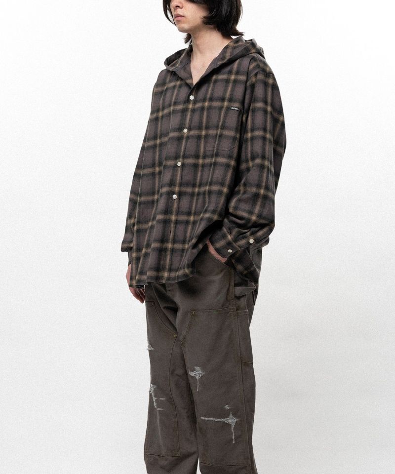 【EXCLUSIVE】Hooded Check Shirt