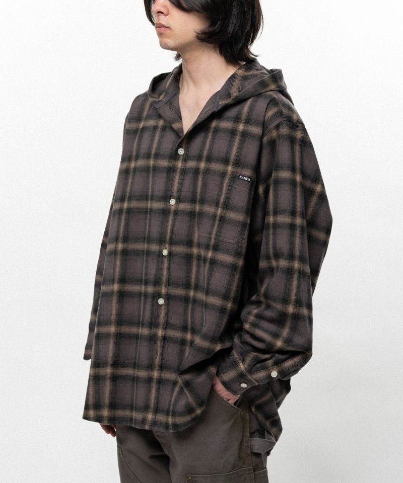 【EXCLUSIVE】Hooded Check Shirt