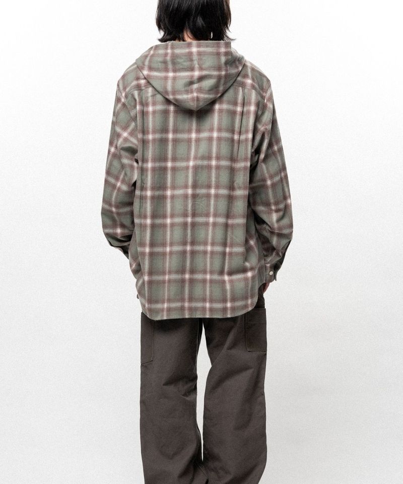【EXCLUSIVE】Hooded Check Shirt