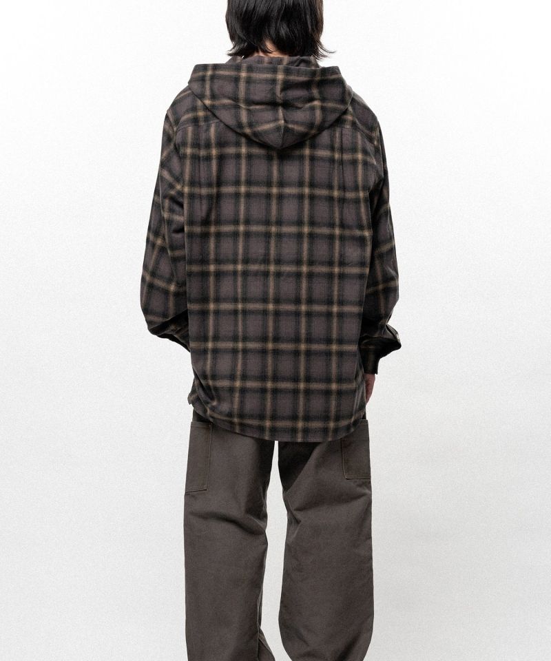 【EXCLUSIVE】Hooded Check Shirt