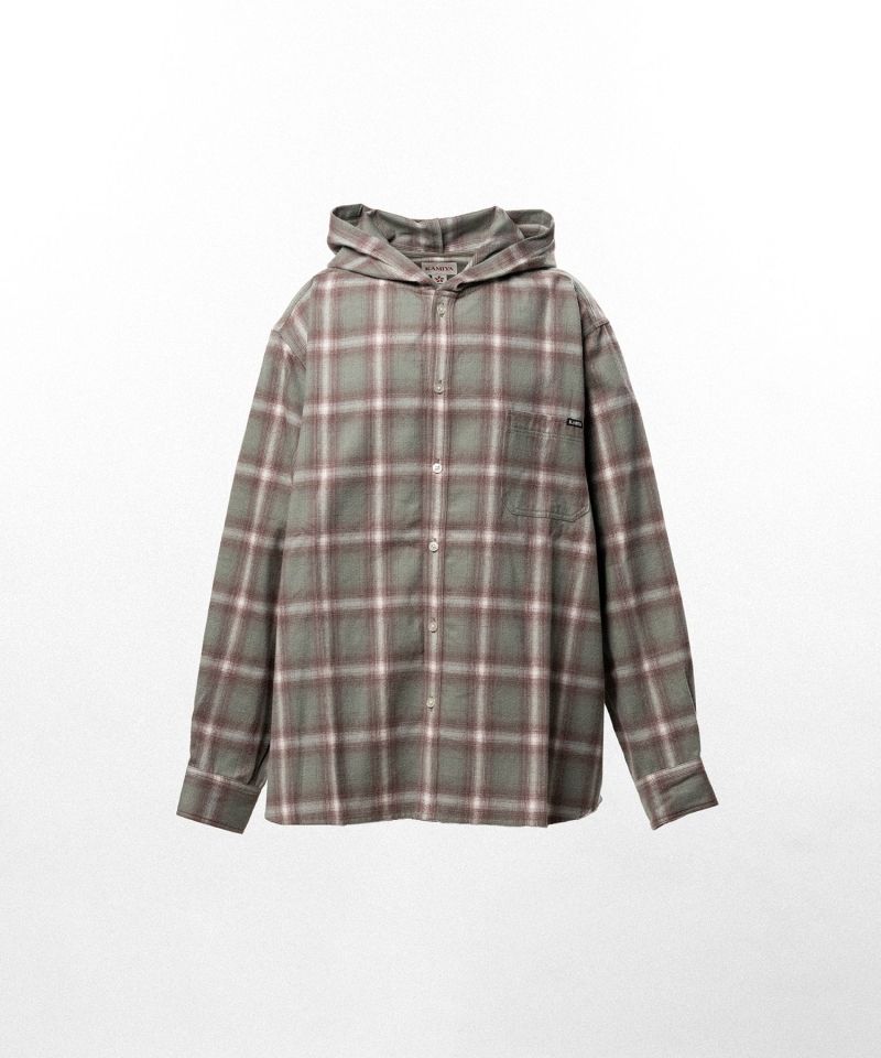 【EXCLUSIVE】Hooded Check Shirt