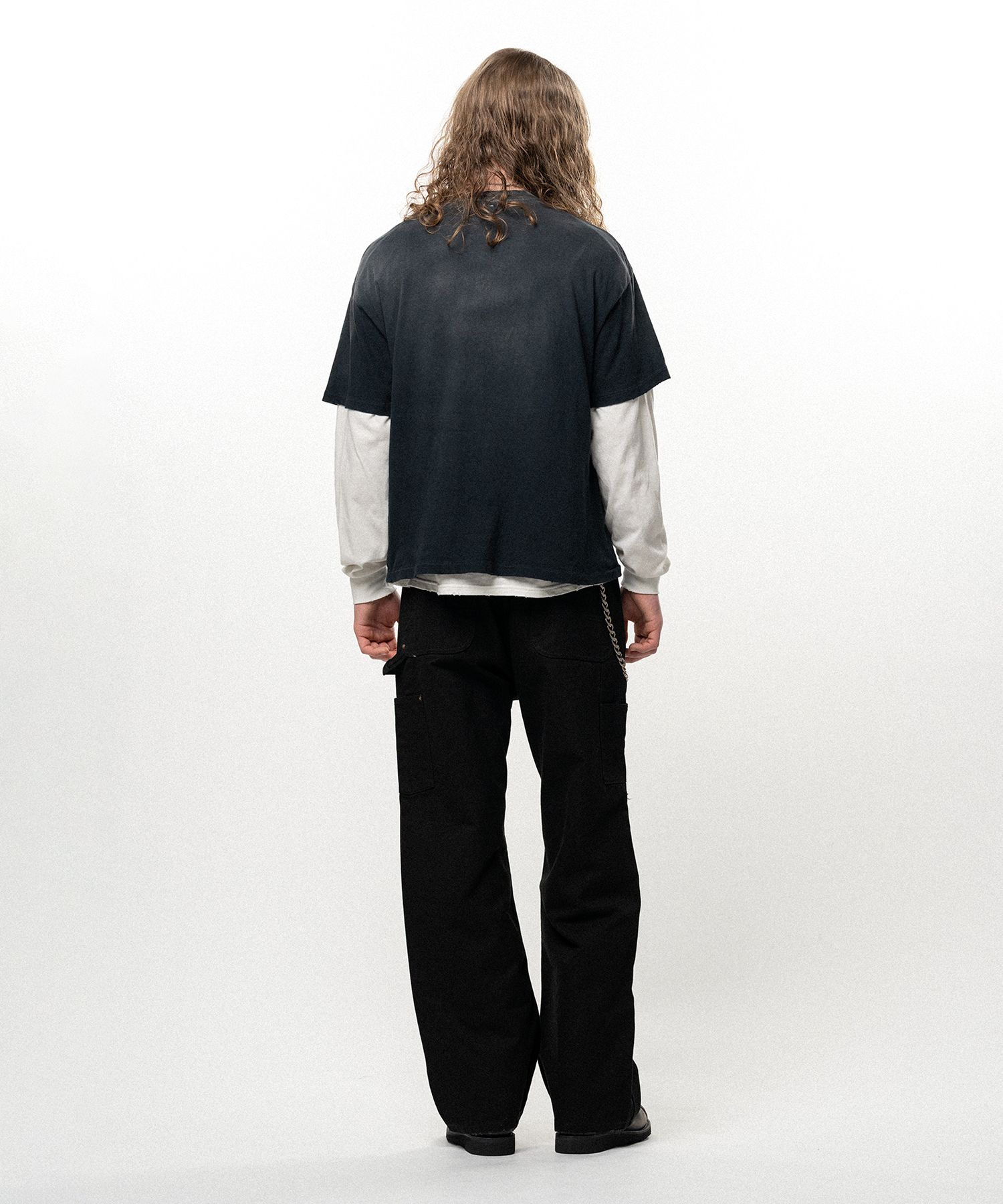"ACT-COOL Eagle" Distressed T-shirt