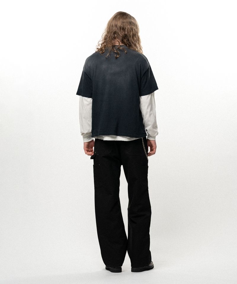 "ACT-COOL Eagle" Distressed T-shirt