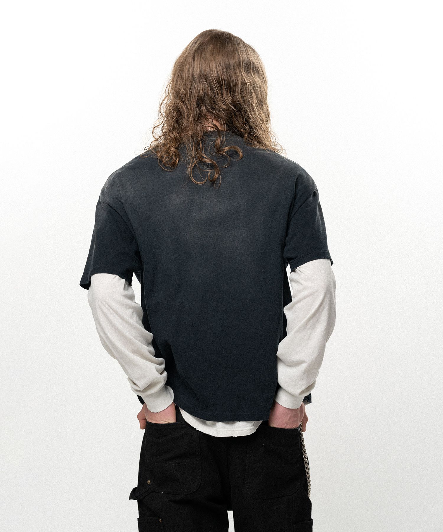 "ACT-COOL Eagle" Distressed T-shirt