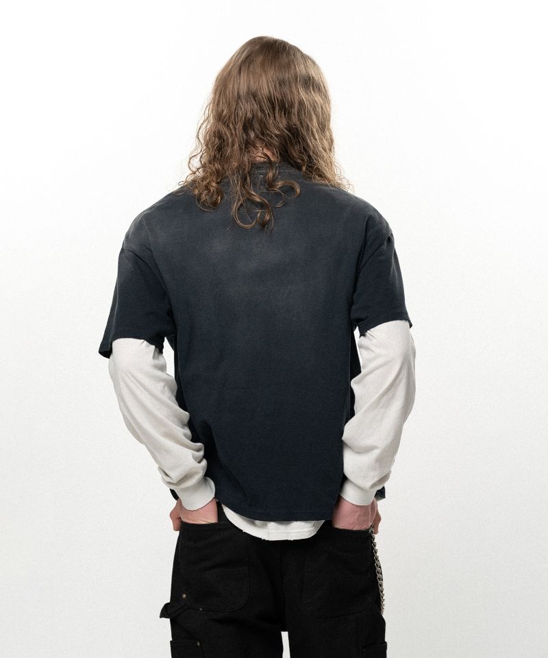 "ACT-COOL Eagle" Distressed T-shirt