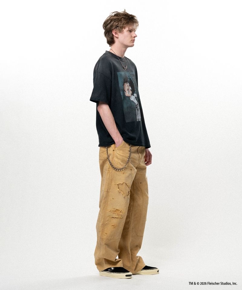 Betty Boop™ × KAMIYA "I’m coming out" Distressed T-shirt