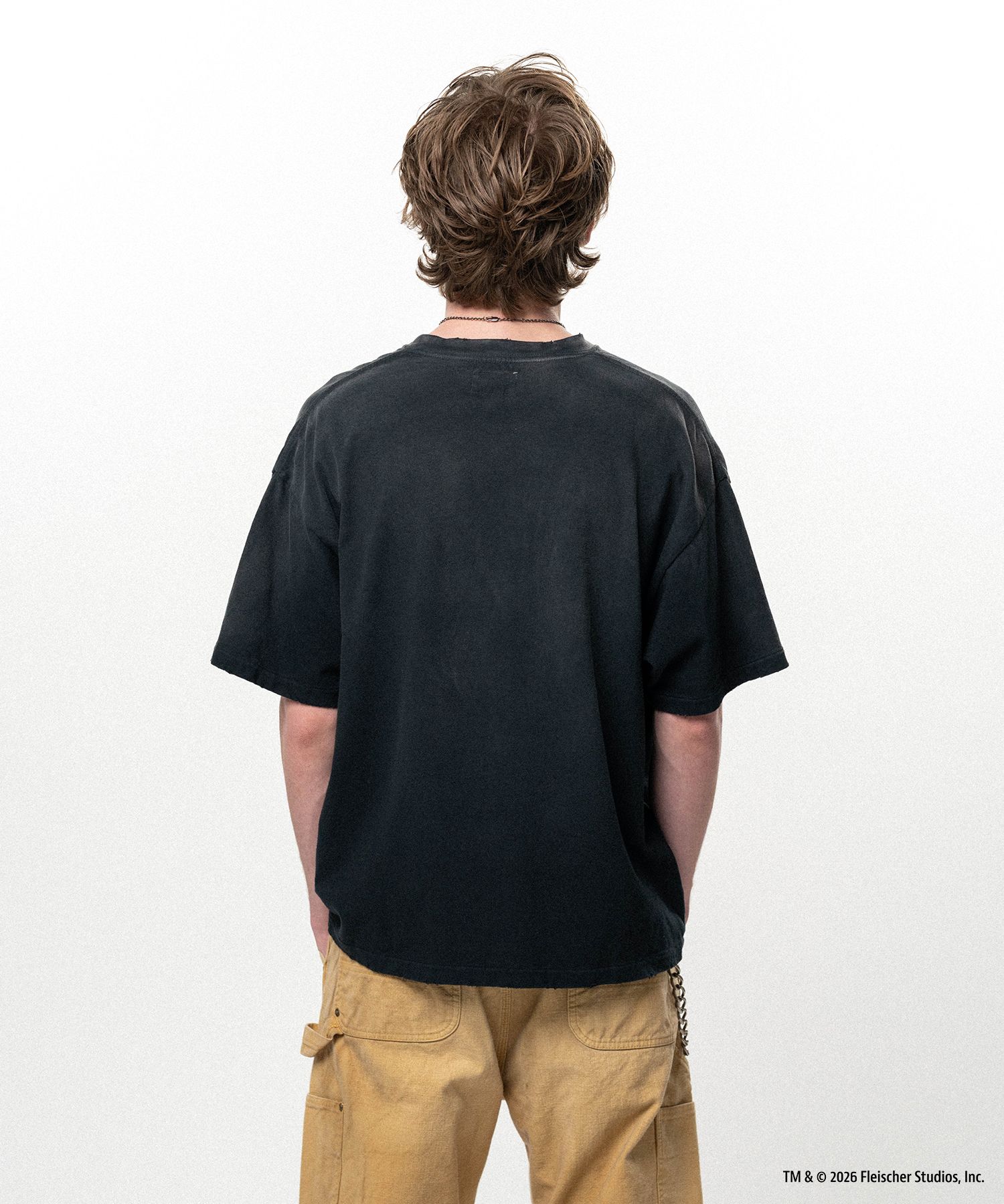 Betty Boop™ × KAMIYA "I’m coming out" Distressed T-shirt