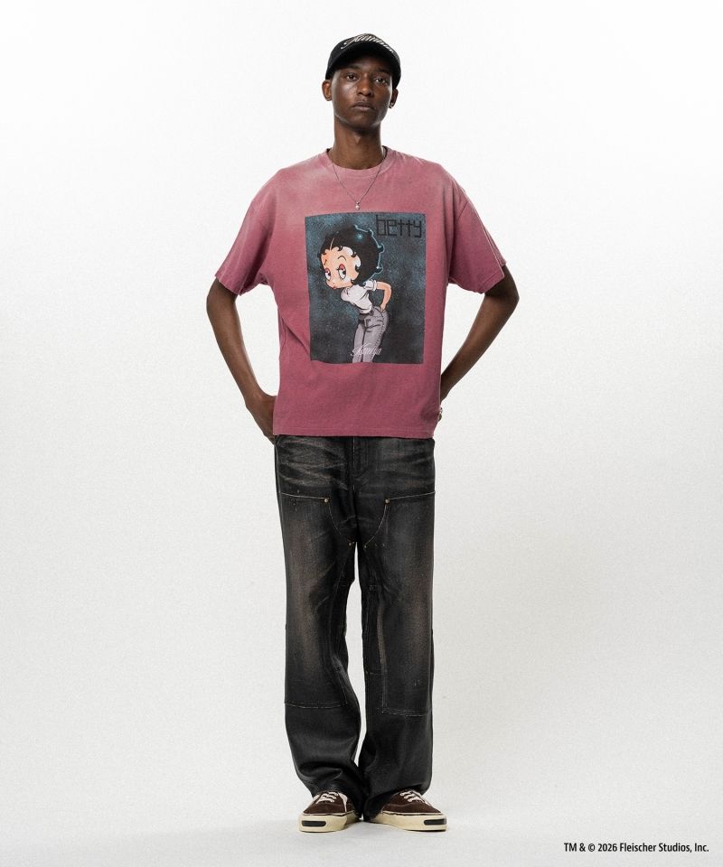 Betty Boop™ × KAMIYA "I’m coming out" Distressed T-shirt