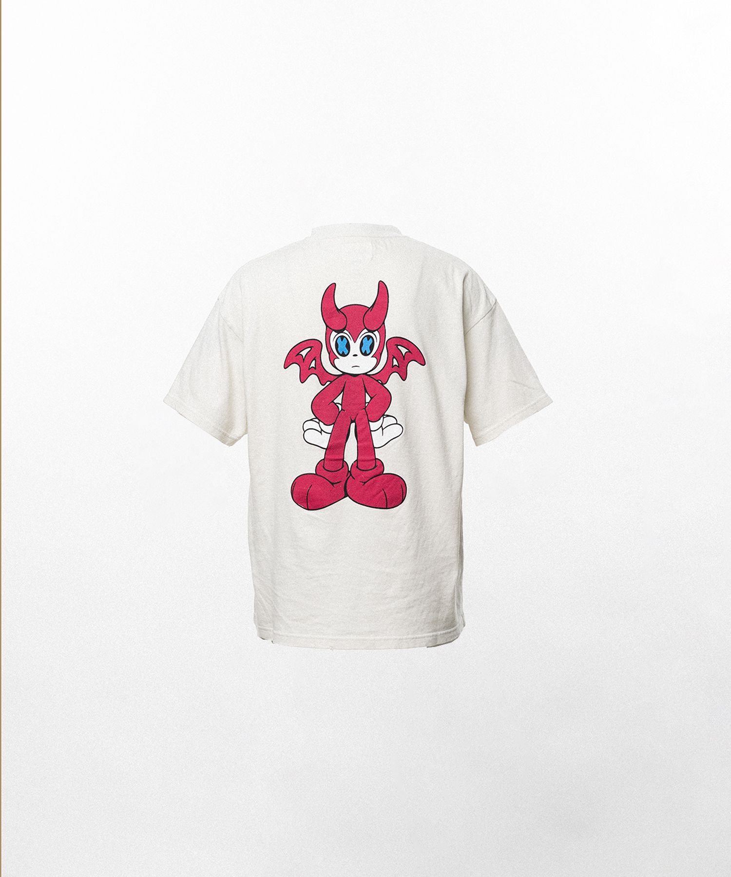 BAKENEKO"Distressed Pocket T-shirt