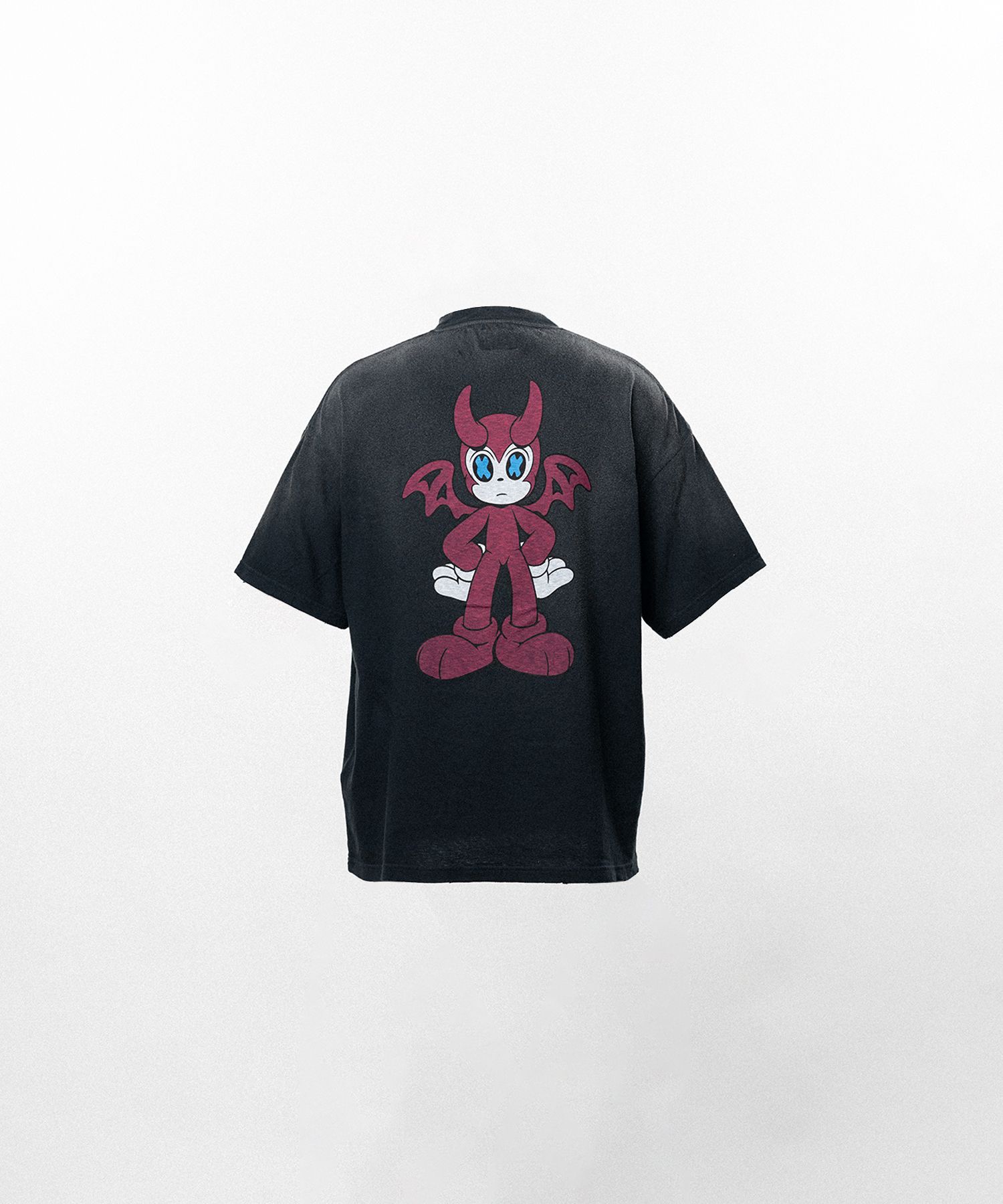 BAKENEKO"Distressed Pocket T-shirt
