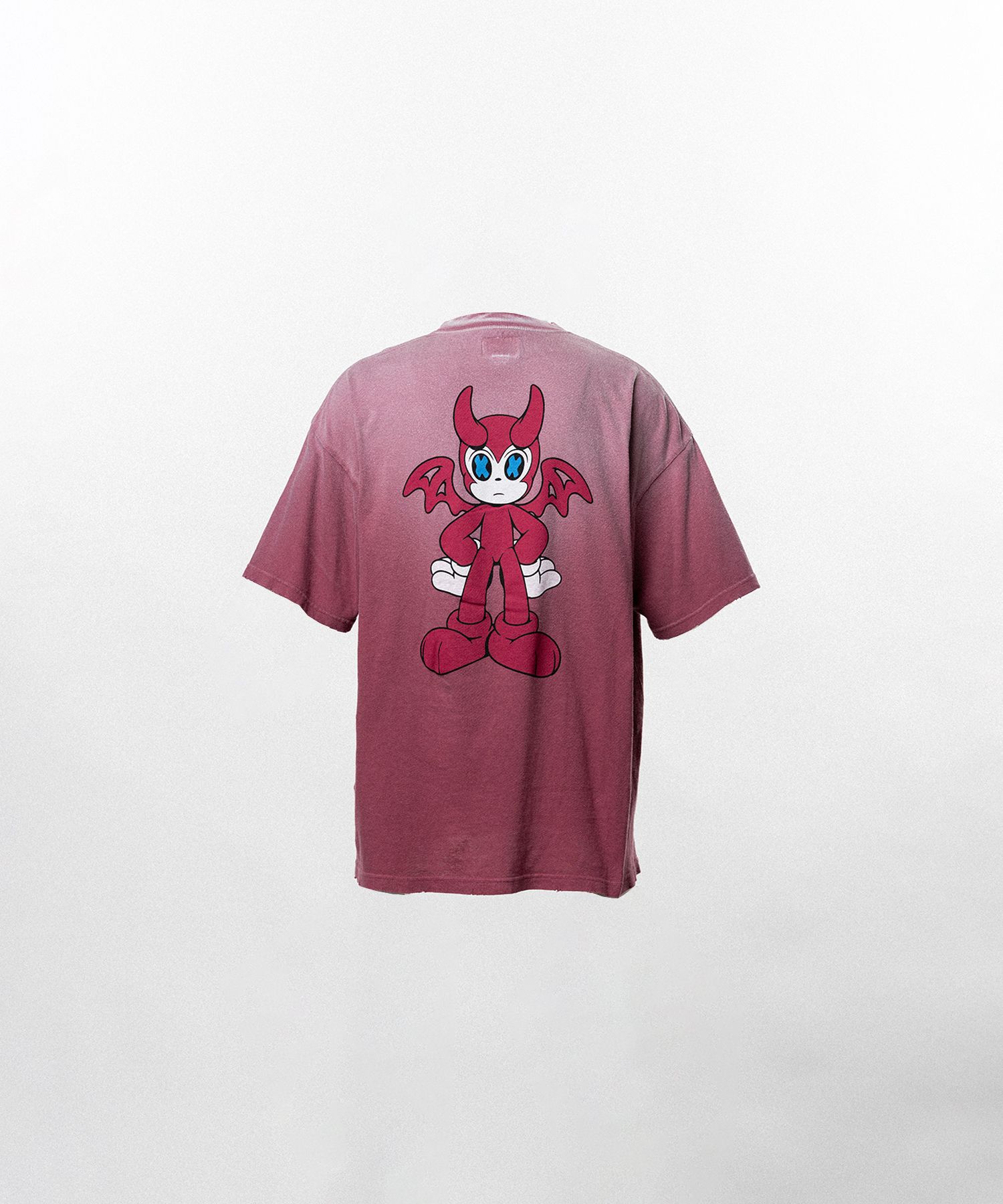 BAKENEKO"Distressed Pocket T-shirt