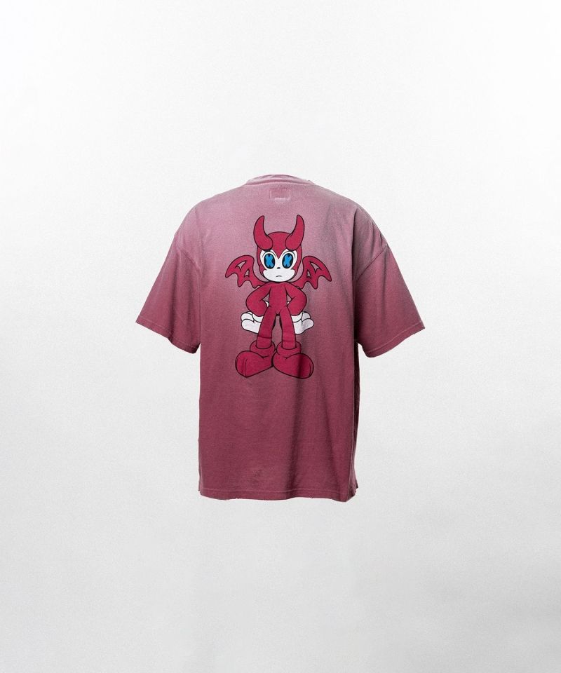 BAKENEKO"Distressed Pocket T-shirt