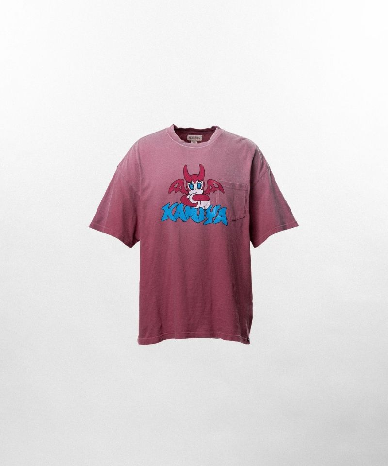 BAKENEKO"Distressed Pocket T-shirt
