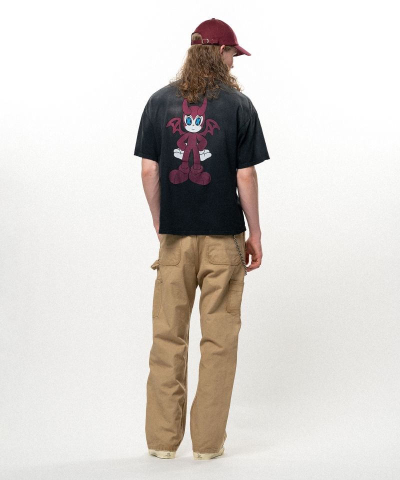 BAKENEKO"Distressed Pocket T-shirt