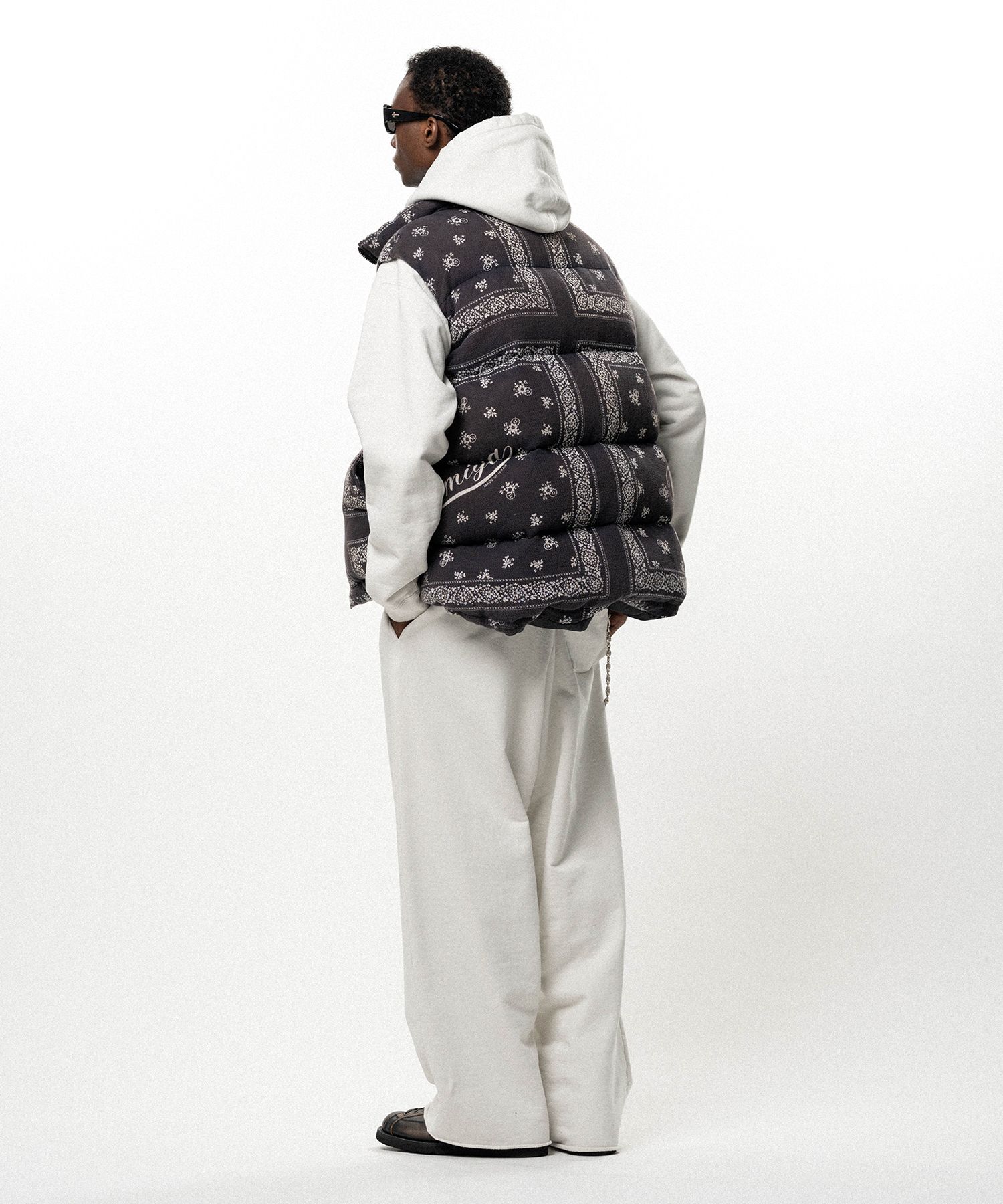 OG Bandana Discharge Down Vest