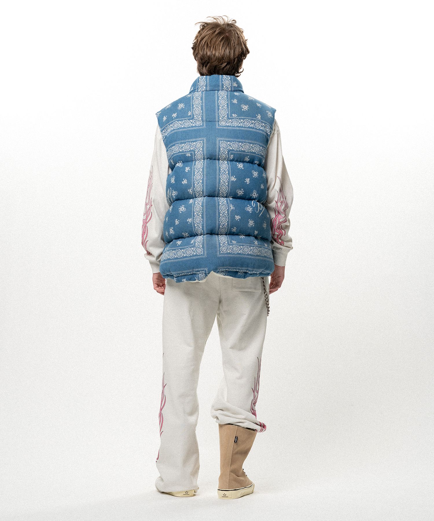 OG Bandana Discharge Down Vest