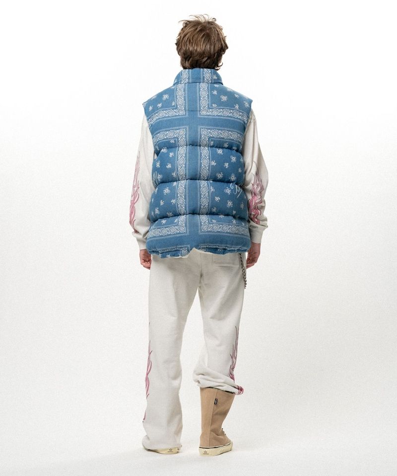OG Bandana Discharge Down Vest
