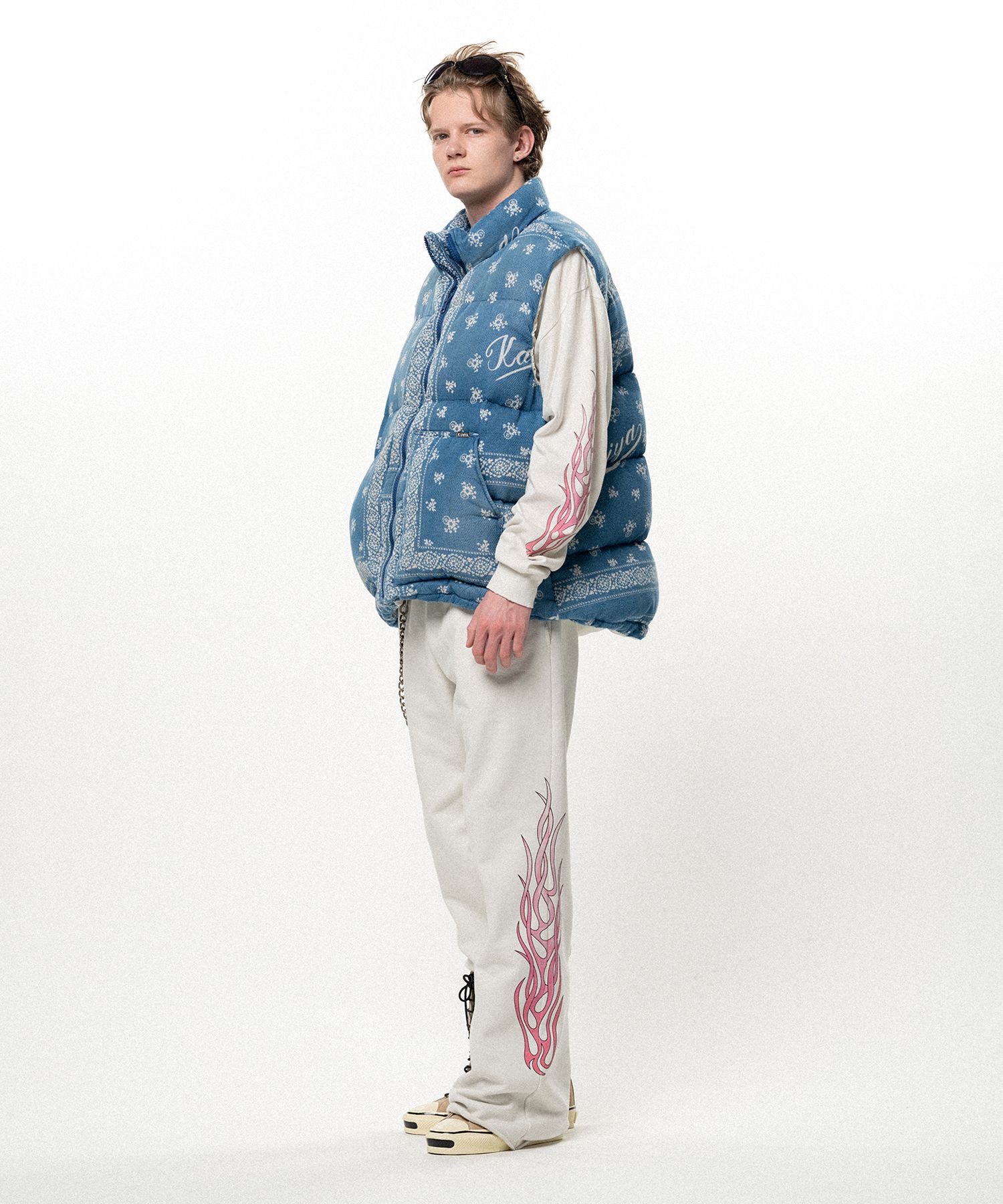 OG Bandana Discharge Down Vest