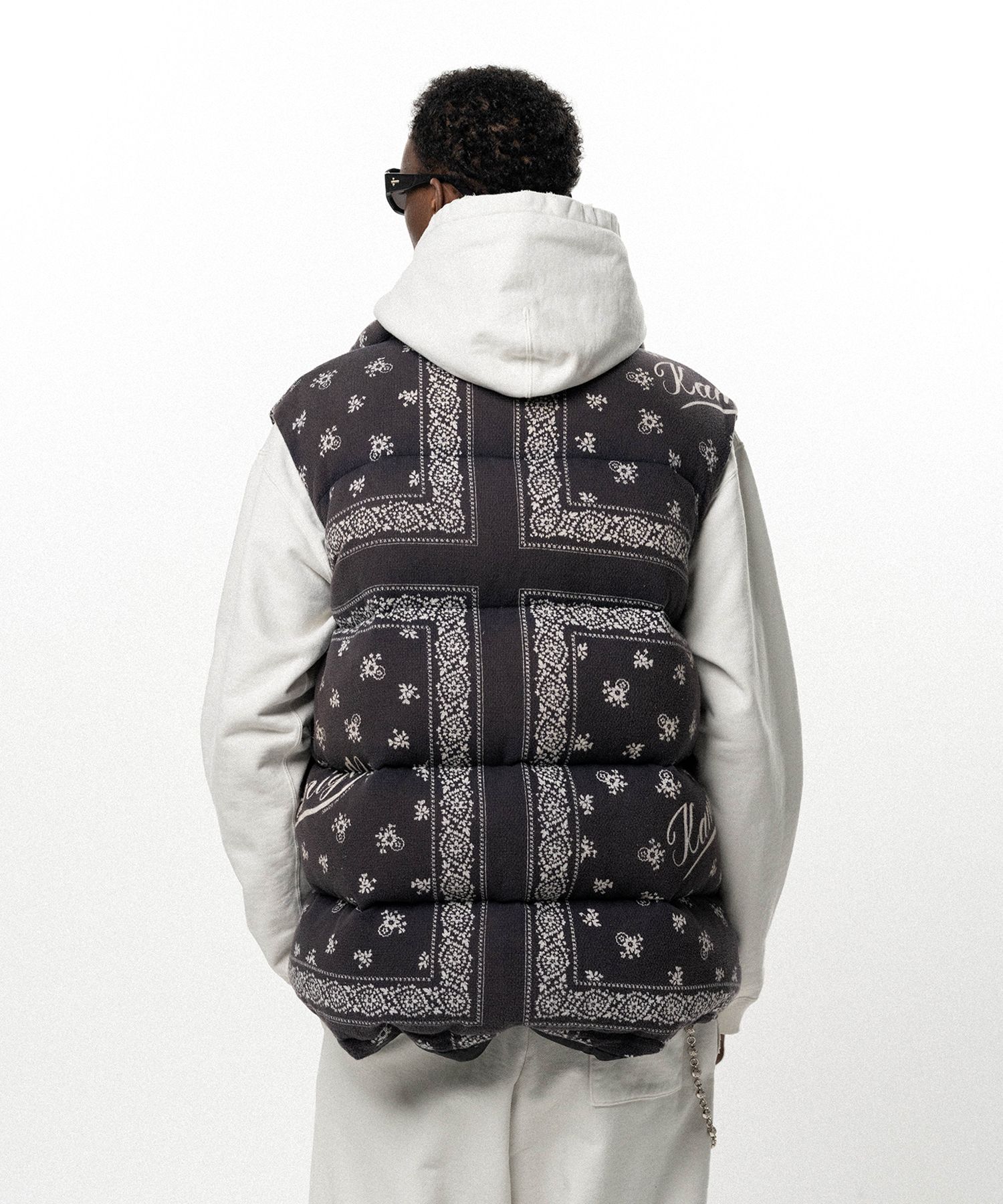 OG Bandana Discharge Down Vest