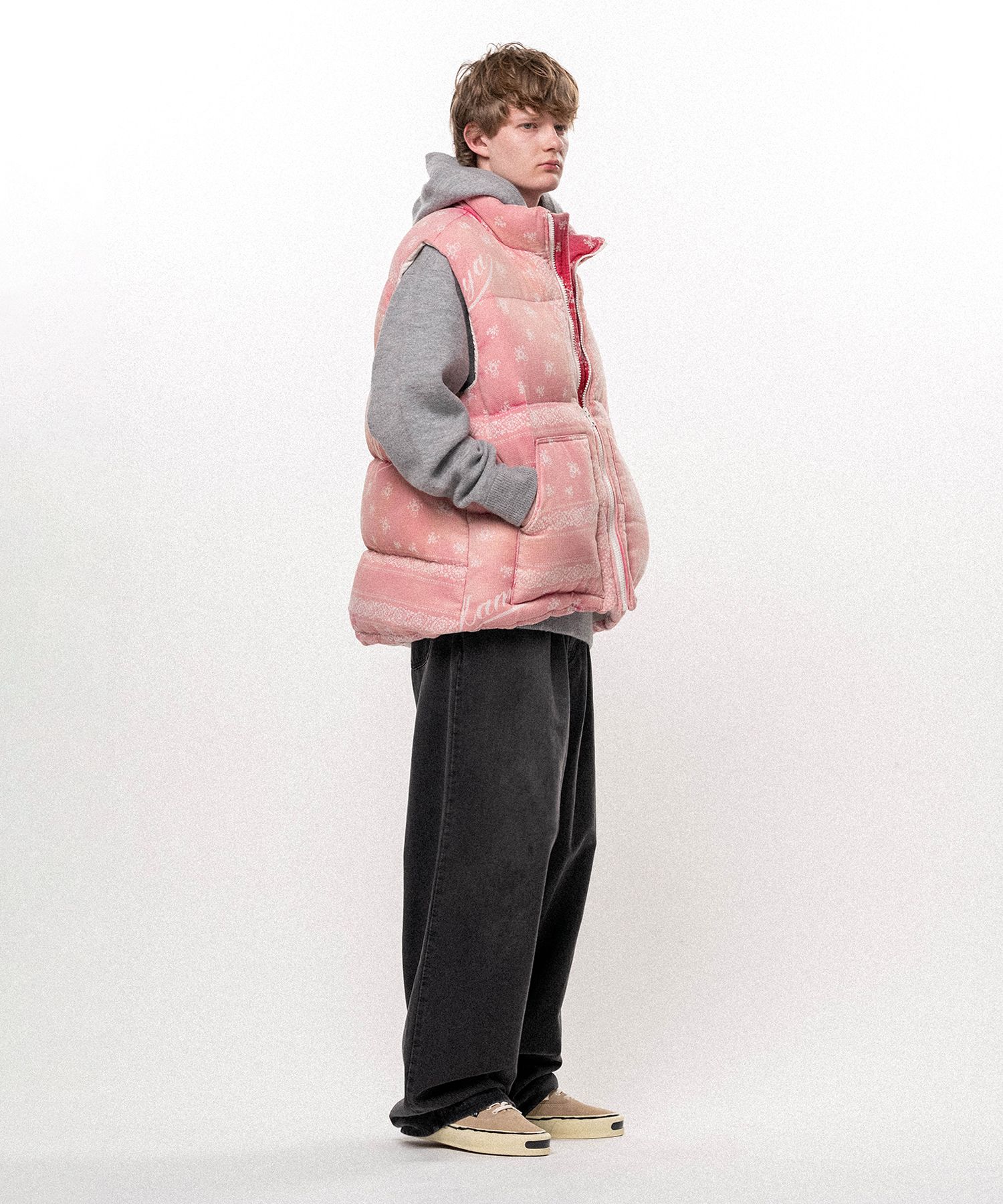 OG Bandana Discharge Down Vest