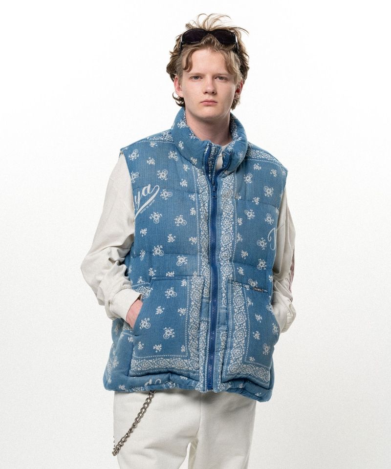 OG Bandana Discharge Down Vest