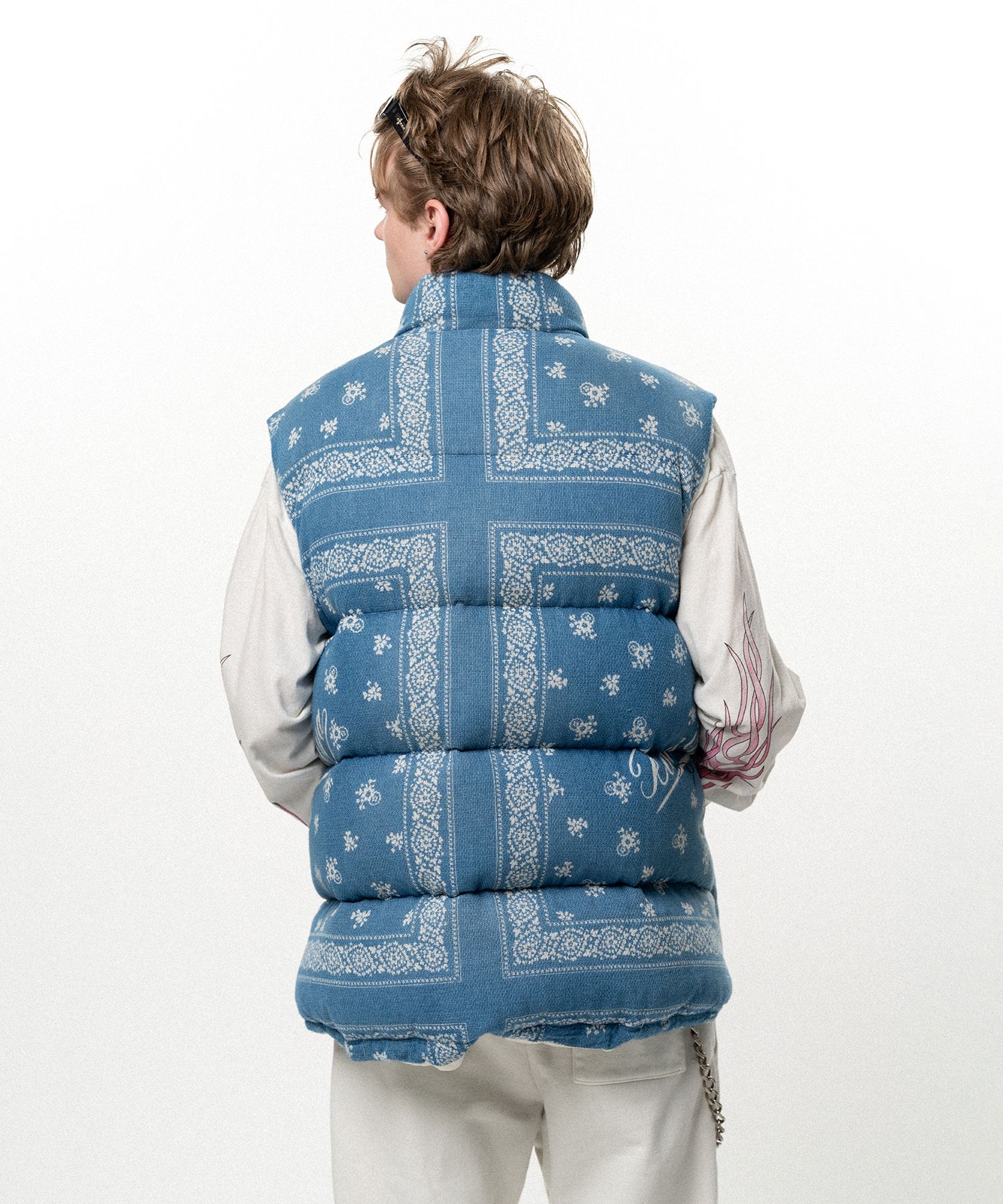 OG Bandana Discharge Down Vest