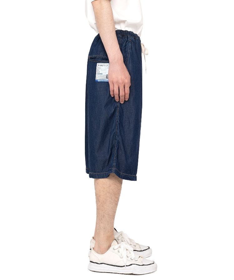 ミハラヤスヒロCotton Satin Shorts BLACK38 ミハラヤスヒロCotton Satin Shorts BLACK38 Maison MIHARA