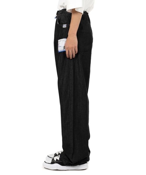 Cotton Tencel Denim Wide Pants