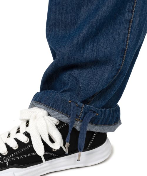 Cotton Tencel Denim Wide Pants